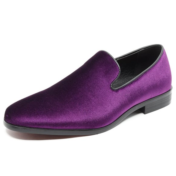 Dark Purple Prom Shoes ENZO ROMEO SPK04 Men's GLITTER DRESS LOAFER Classic Tuxedo Shoes PURPLE Dark Purple Prom Shoes ENZO ROMEO SPK04 Men's GLITTER DRESS LOAFER Classic Tuxedo Shoes PURPLE